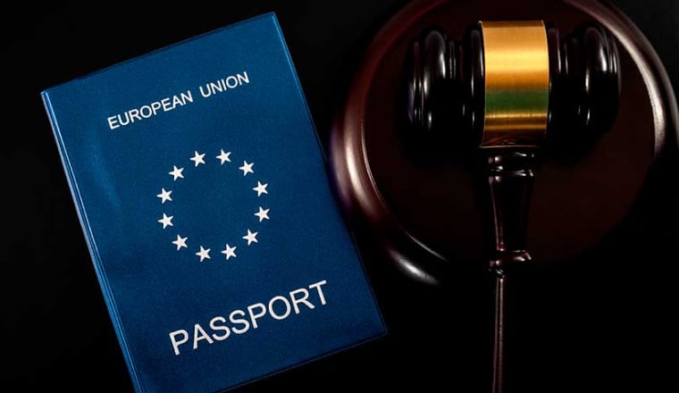 What rights and obligations does the European passport provide?